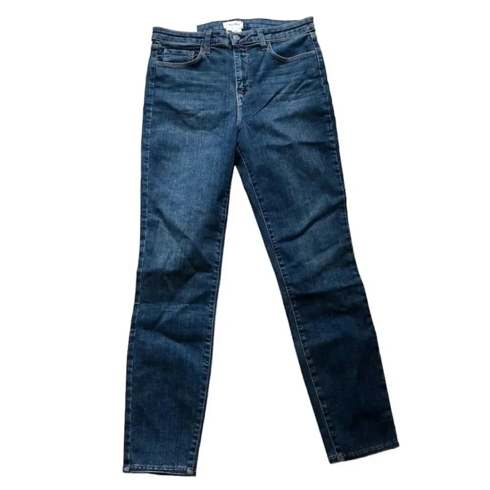 L'agence Margot High Rise Skinny Jeans Medium Wash Size 30 NWT
